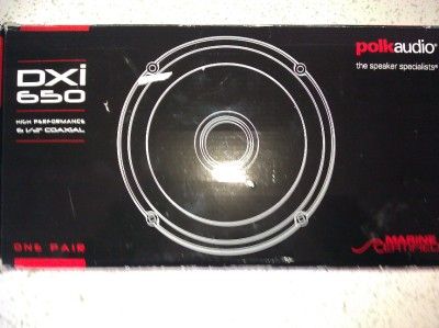 POLKAUDIO DXI650 6.5 SPEAKERS 180 WATTS R4  