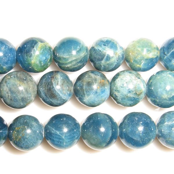 7MM ROUND APATITE BEADS 15L  