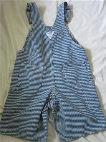 OshKosh Engineer Striped Shortalls Short Overalls 7 Osh Kosh OKBG Boy 