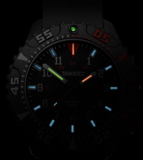 TAWATEC E.O.Diver MK II Tactical ICS   Rubber Strap