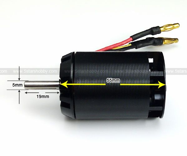 KV1600 brushless motor + 60A ESC for Trex 500  