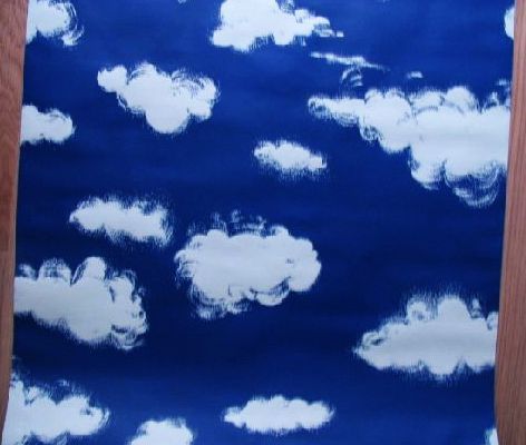 Rolls Blue with Clouds Wallpaper 737 0858  