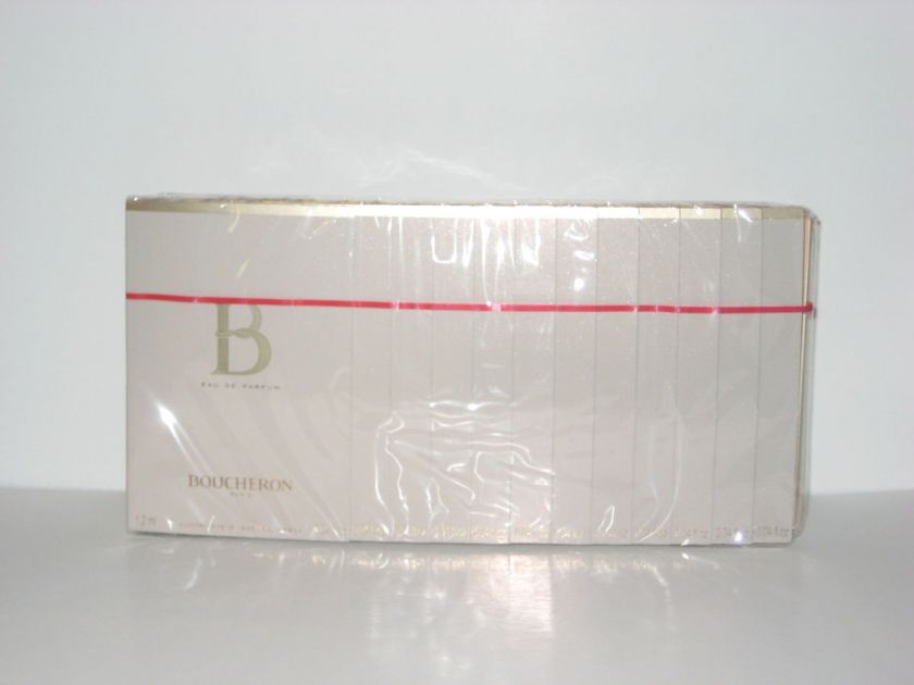 12 Piece Lot x Boucheron B Women Perfume EDP 0.05 oz Vial Spray  