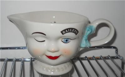 BAILEYS WINKING MUGS YUM CREAMER SUGAR LTD ED 1996  