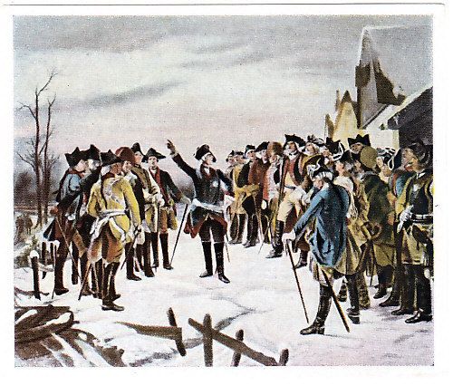 1935 Card FREDERICK the GREAT Battle of Leuthen 1757  