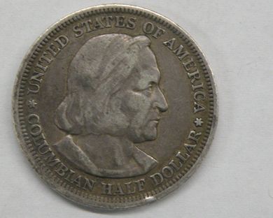 1893 COLUMBIAN EXPOSITION HALF DOLLAR COIN  