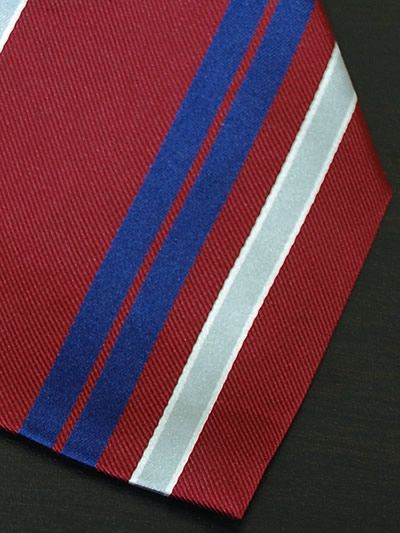 198 NAPOLI ITALIAN SILK NECK TIE + HANKY 270B BURGUNDY  