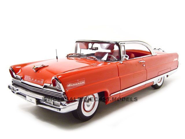 1956 LINCOLN PREMIERE RED 118 SUNSTAR PLATINUM MODEL  