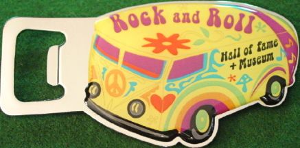   Roll HALL of FAME MAGNET 1960s VW Bus Volkswagon Bottle Opener  