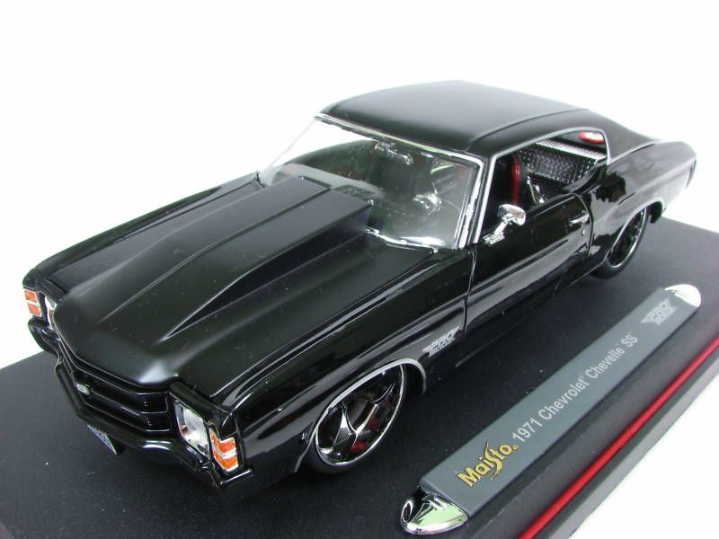 Maisto PRO ROD 1971 Chevrolet Chevelle SS 1/18 Black  