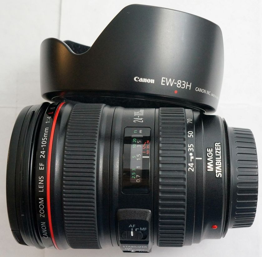   24 105mm f4.0L IS USM L Zoom Lens 1Dx 1Ds 5D 5D2 II 7D 60D T3i UV1204