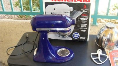 KitchenAid KSM150PS Heavy Duty 325 Watts Stand Mixer   Cobalt Blue W 