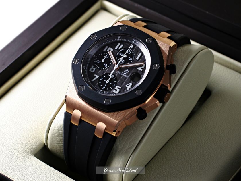 AUDEMARS PIGUET OFFSHORE ROSE GOLD RUBBER CLAD 25940OK  