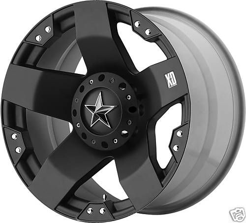 20 KMC XD ROCKSTAR WHEELS RIM 5X5.5 5X150 +35MM TOYOTA  