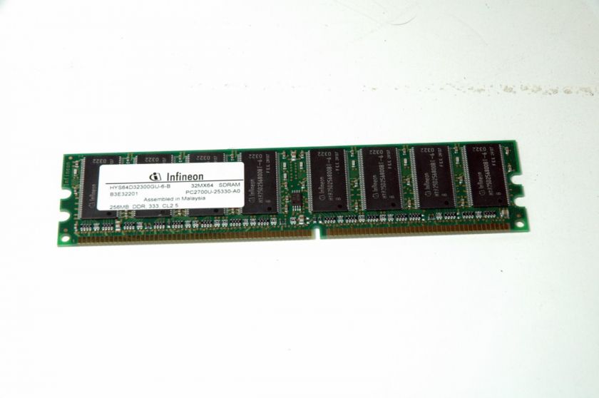 Infineon 256MB PC2700 SDRAM DDR 333Mhz memory RAM PC  