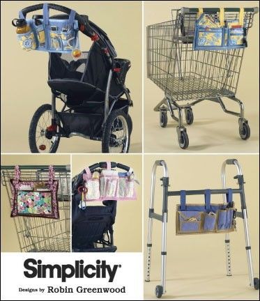 Simplicity 2664 Walker Stroller Organizers Pattern NEW  