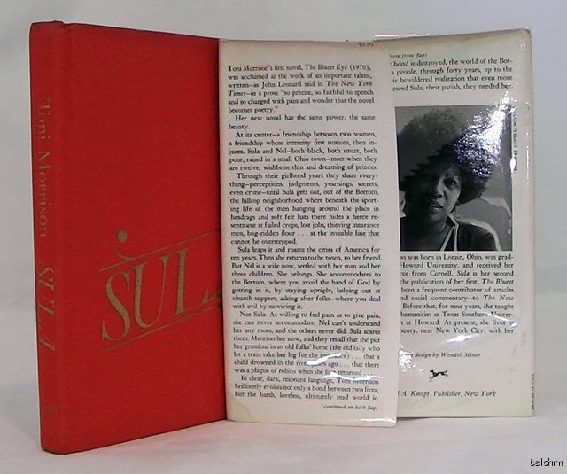 Sula   Toni Morrison   1st/1st   First Edition   Authors 2nd Book 