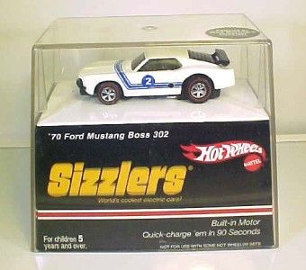 New Hot Wheels Sizzlers 70 Mustang Boss 302 white    2007 Target 