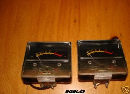 SONY TC 377 TC377 REEL RECORDER VU METERS 2 PIECES  