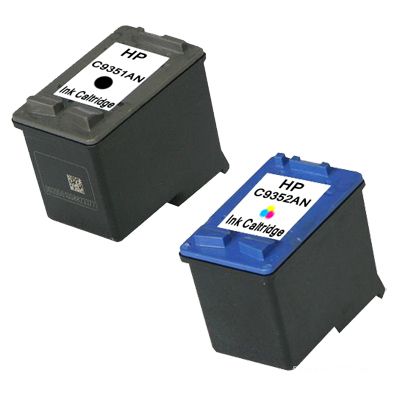 HP 21 & 22 INK HP21 HP22 C9351 C9352 3910, 3915, 2 PK  