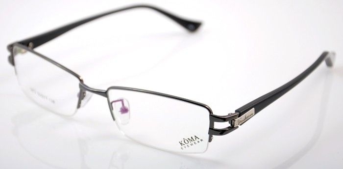 1873mans acetate+metal half rim eyeglasses frame 3C  