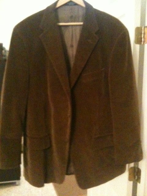 EUC MENS CLAIBORNE SPORTS COAT CORDUROY 44S GREAT SHAPE  