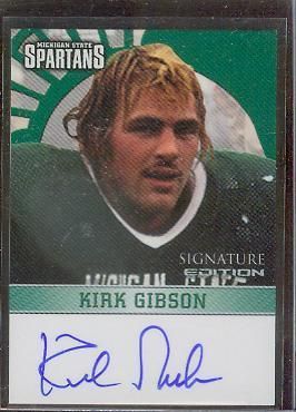 TK LEGACY MICHIGAN STATE AUTO KIRK GIBSON AUTO MSU5  