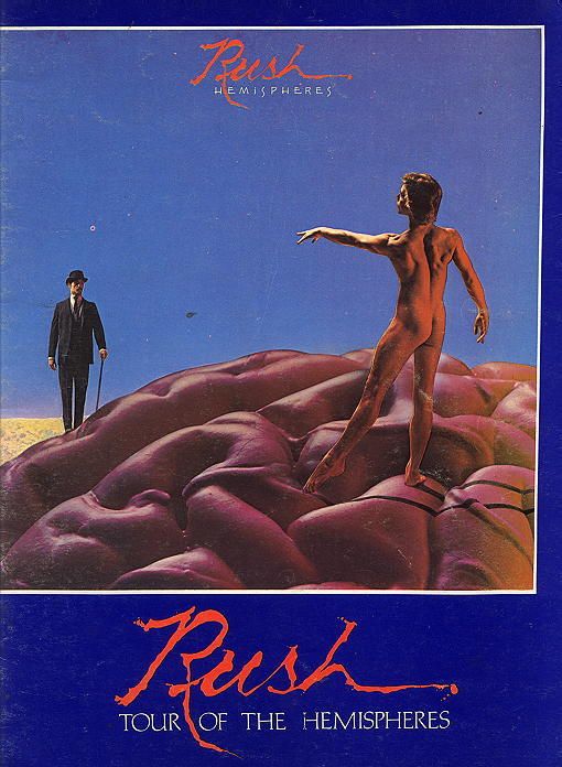 RUSH 1978 TOUR OF THE HEMISPHERES TOUR CONCERT PROGRAM BOOK  