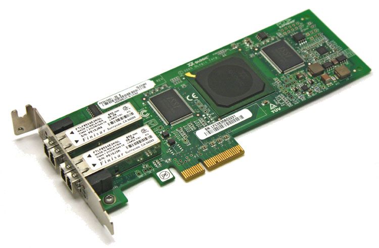 Qlogic QLE2462 4Gbps Dual Port Fibre Channel LC PCI e Host Bus Adapter 