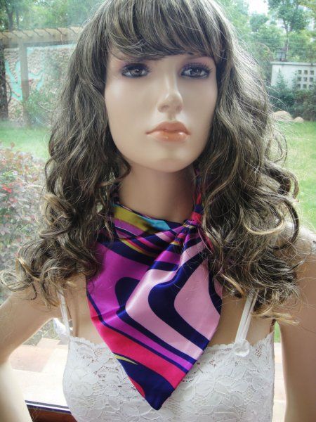 Multi function styles Thin Soft Shawl Scarf Microlfabric Silk LIKE 