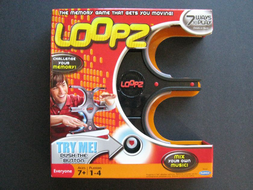 LOOPZ Eletronic Memory Game   Ages 7 and Up   1   4 Players 