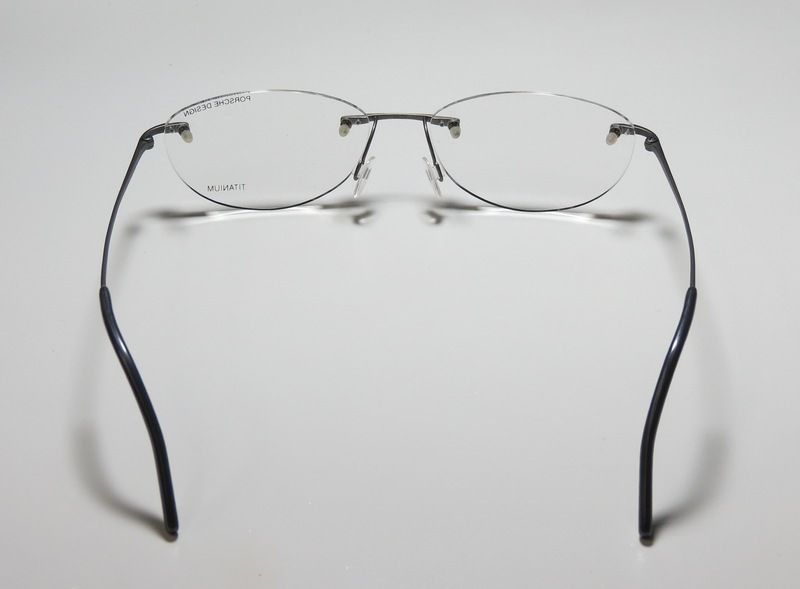 NEW PORSCHE DESIGN 7015 A 53 15 140 TITANIUM RIMLESS GRAY EYEGLASS 