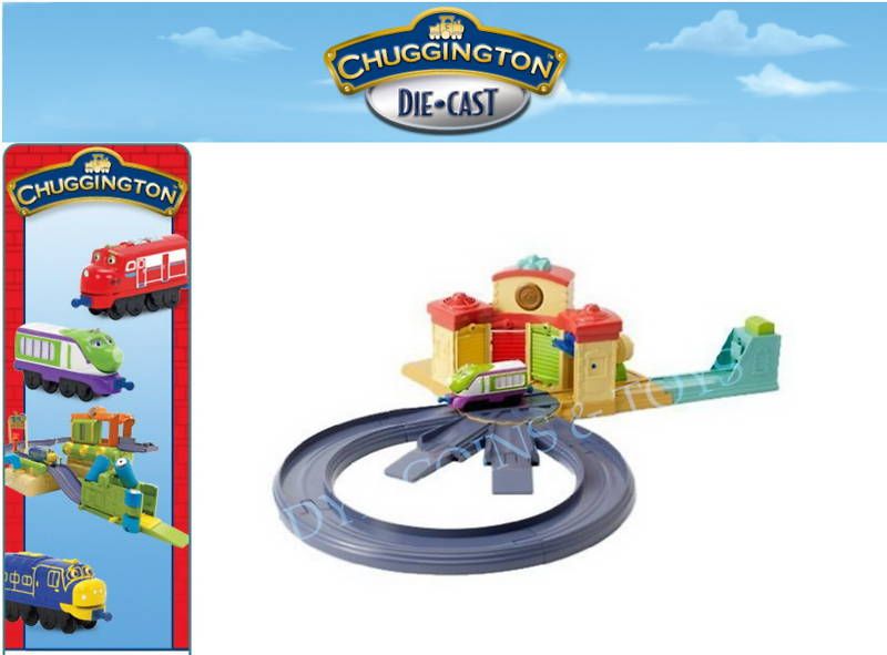 CHUGGINGTON LAUNCH & GO ROUNDHOUSE PLAYSET DIECAST KOKO  