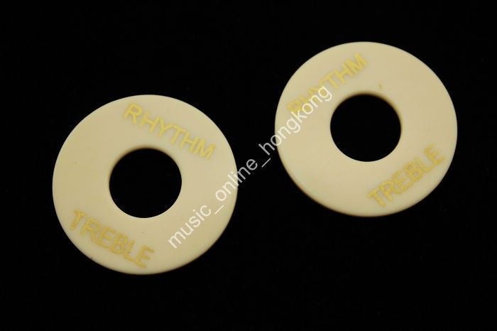 Toggle Switch Rhythm Treble Ring Cream Fit Les Paul  