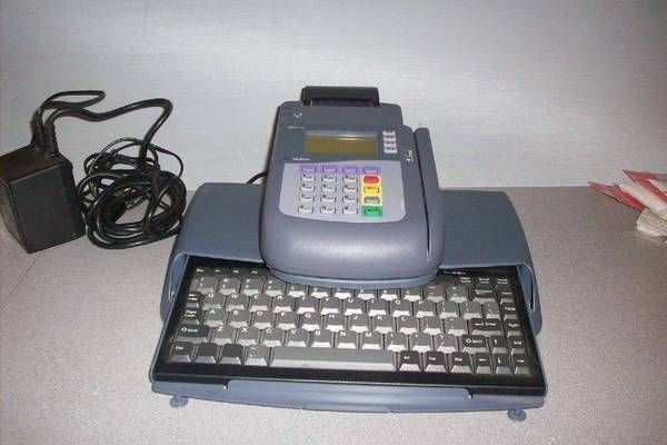 Verifone Omni 3300 Credit Card Machine W Keyboard 100  