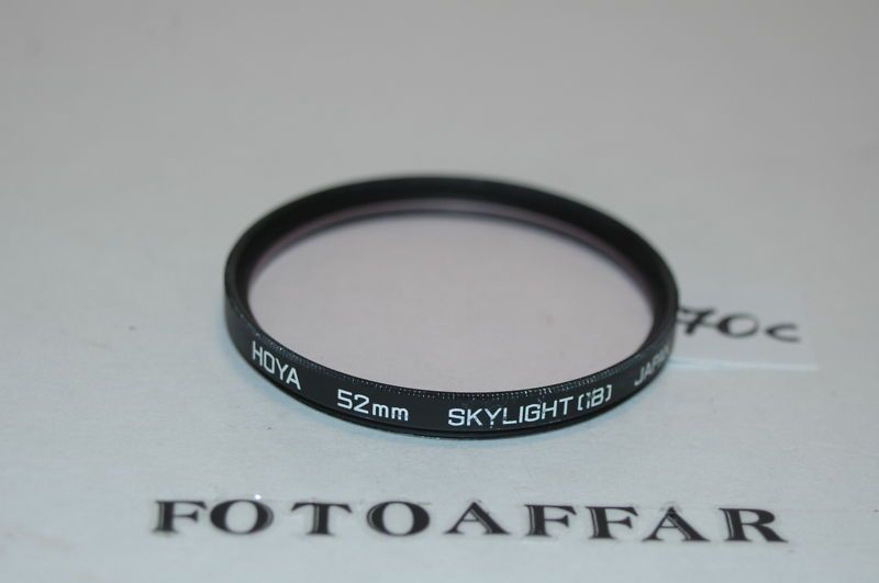 HOYA 52MM SKYLIGHT 1B LENS FILTER   JAPAN  