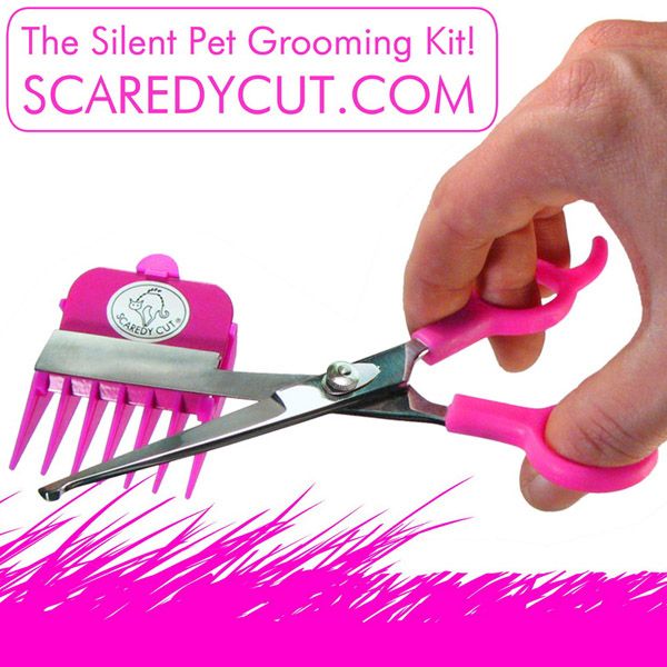 SCAREDY CUT Silent Dog Grooming Kit + TINY TRIM scissor  