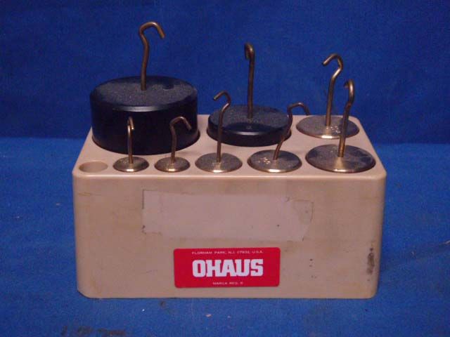 OHAUS 1000 GRAM WEIGHT STANDARDS SET  