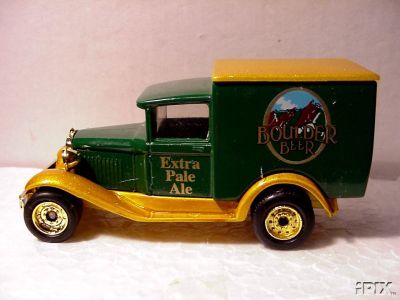 SET / 4 1996 MATCHBOX MICRO BREWERY CARS TRUCKS DISPLAY  