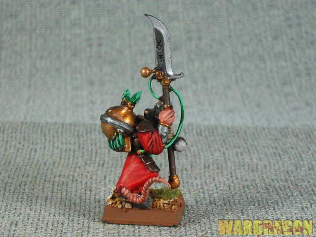 25mm Warhammer WDS painted Skaven Warlock Engineer k21  