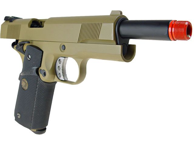 WE Airsoft Gun Full Metal Gas Blowback Tan 419  