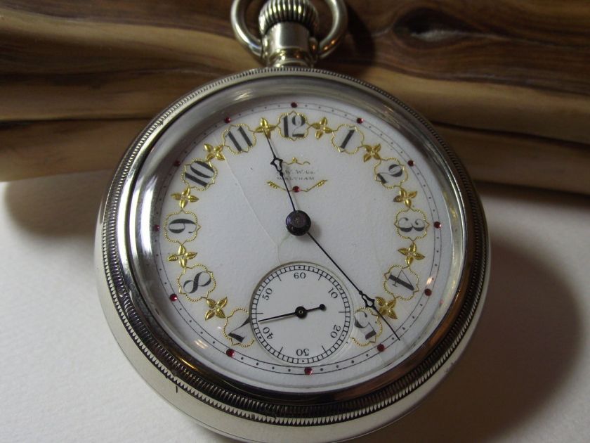   WALTHAM WATCH Co. APPLETON TRACEY & CO. RARE ENAMEL DIAL POCKET WATCH