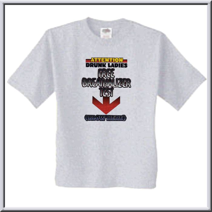 Free Breathalyzer Blow Here Shirt S XL,2X,3X,4X,5X  