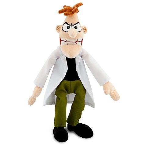  Phineas Ferb DR. DOOFENSHMIRTZ Plush NEW  