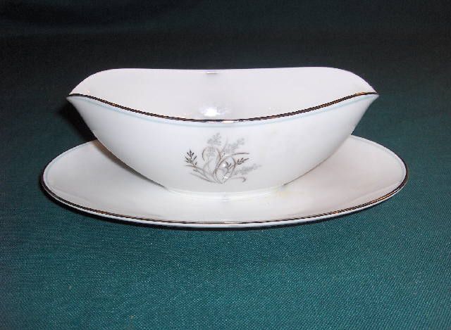 Vintage Noritake China,Taryn, Gravy Boat/Plate  