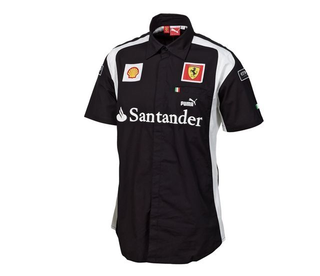 NEW 100% AUTHENTIC PUMA FERRARI TEAM SHORT SLEEVE SHIRT