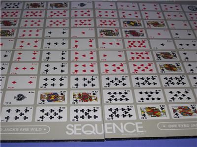 Sequence Game Board Replacement BOARD ONLY Part Piece Mint Condition 