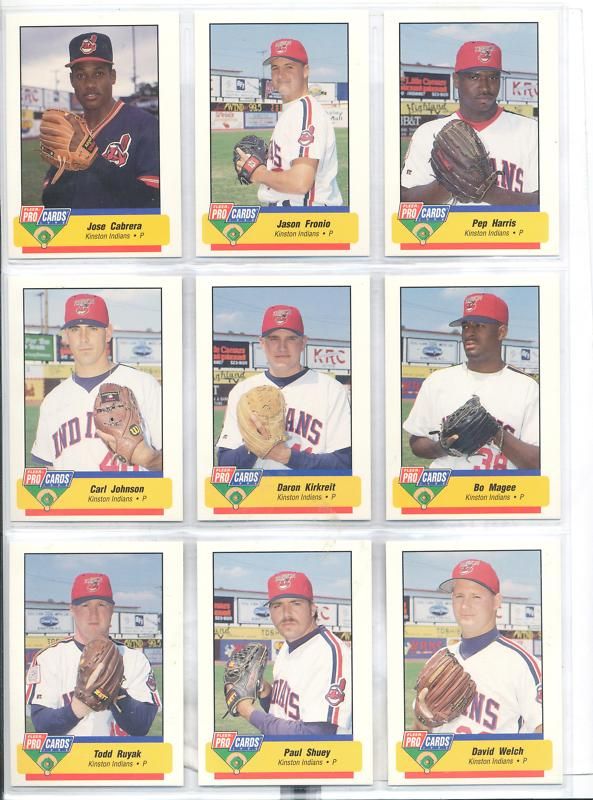 1994 Kinston Indians Todd Ruyak Allentown Pennsylvania  