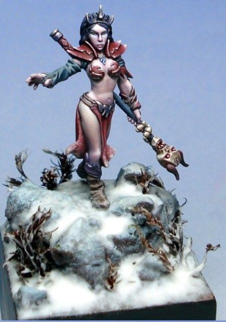 Guild Of Harmony 30mm Maeviir Dark Elf Sorceress  