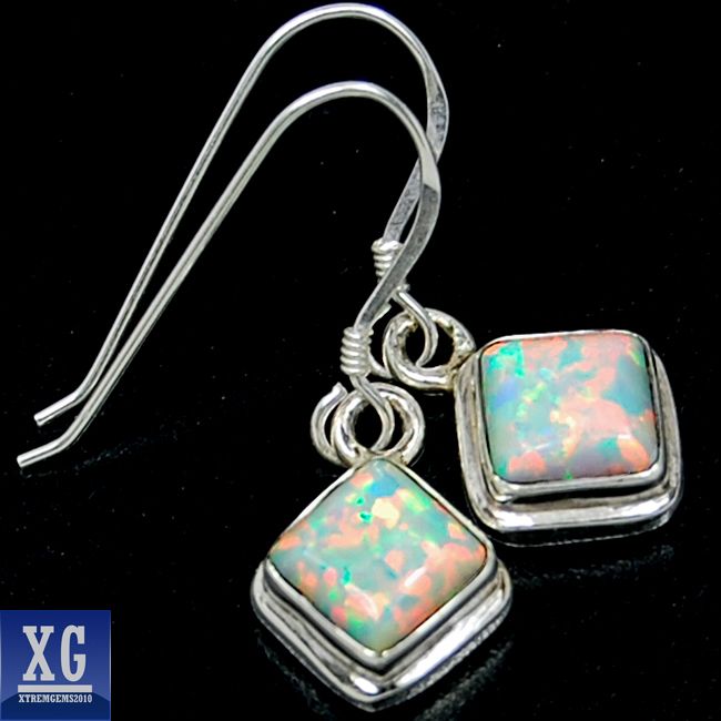 SE13826 AMAZING FIRE OPAL 925 STERLING SILVER EARRINGS JEWELRY  